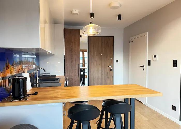 Daire Old Town Nadmotlawie - Sauna & Gym I 10min Deptak *