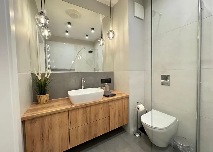 Daire Old Town Nadmotlawie - Sauna & Gym I 10min Deptak *